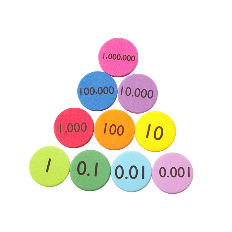 Place Value Disks, set of 300 數值圓片300個