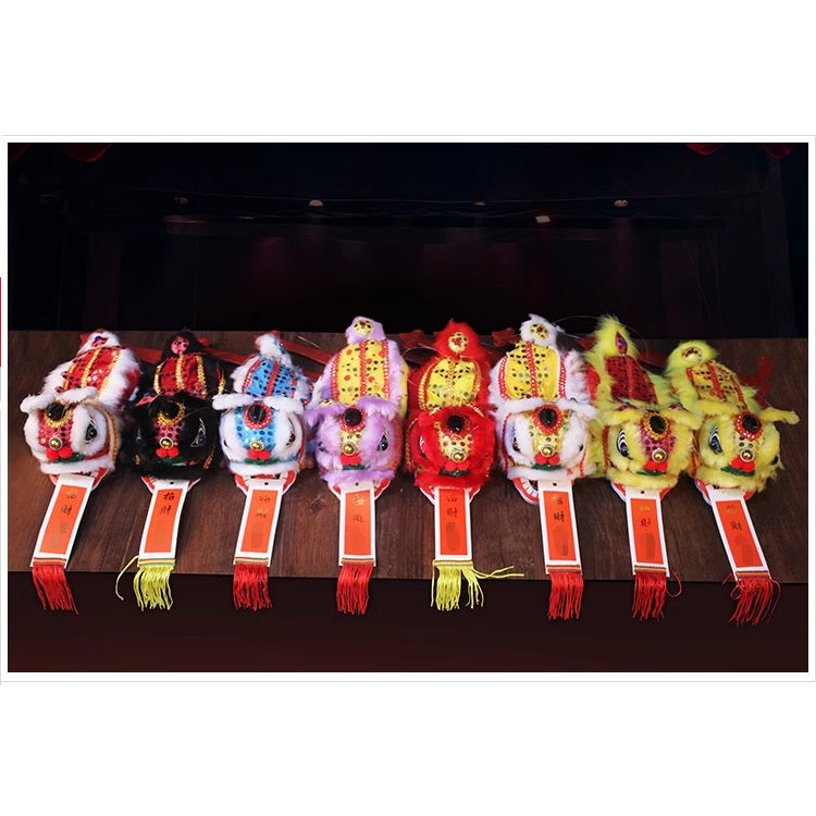 Handmade Lion Dance Mini Model Marionette 手工舞獅迷你提線模型