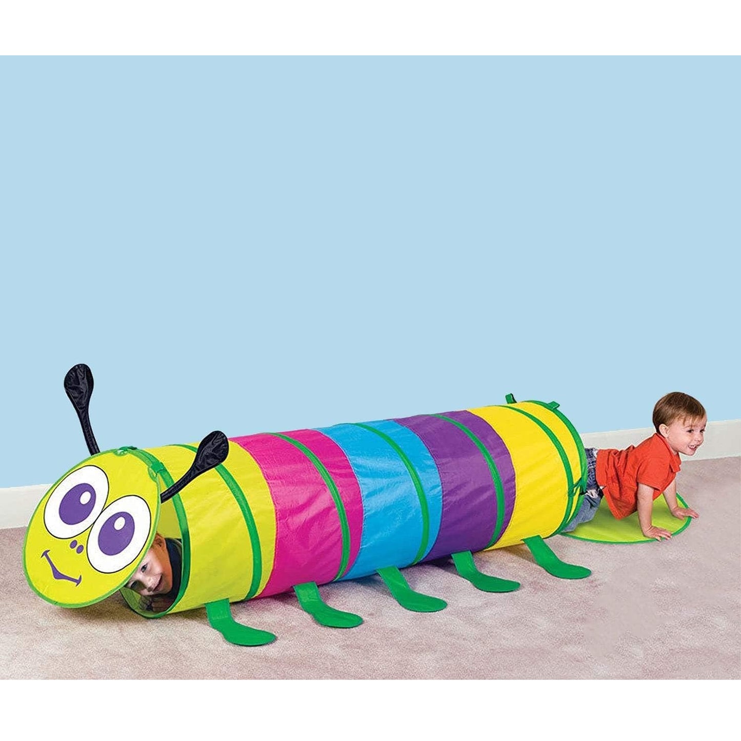 Pop-Up Foldable Caterpillar Play Tunnel 可折式毛毛蟲爬行隧道