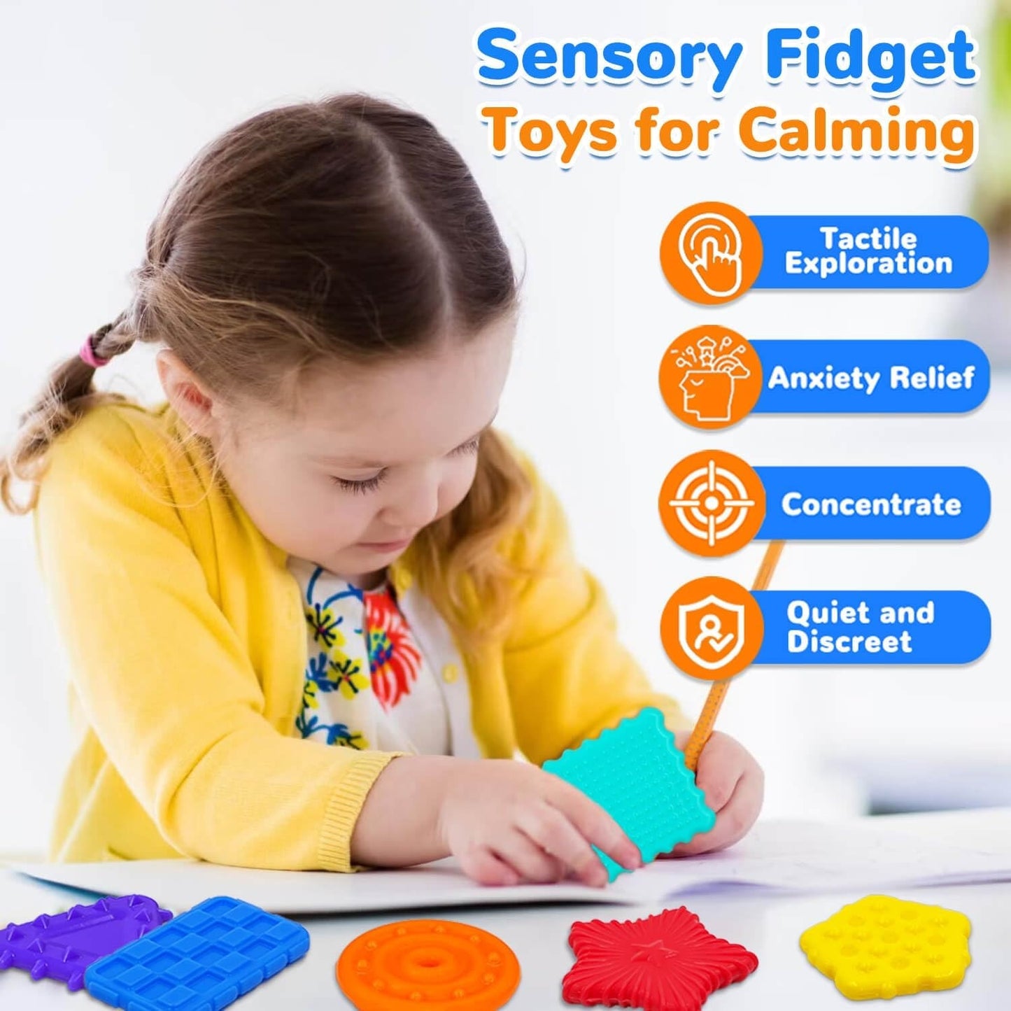 Sensory Squishy Shape Set of 6 感官紋理形狀6個套裝
