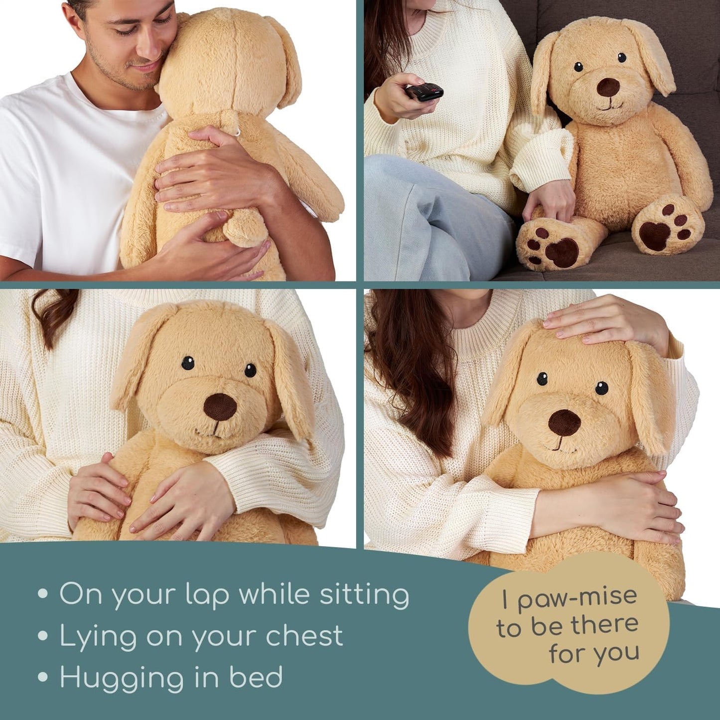 Weighted Stuffed Golden Retriever Fidget Plush 金毛犬感官減壓加重公仔