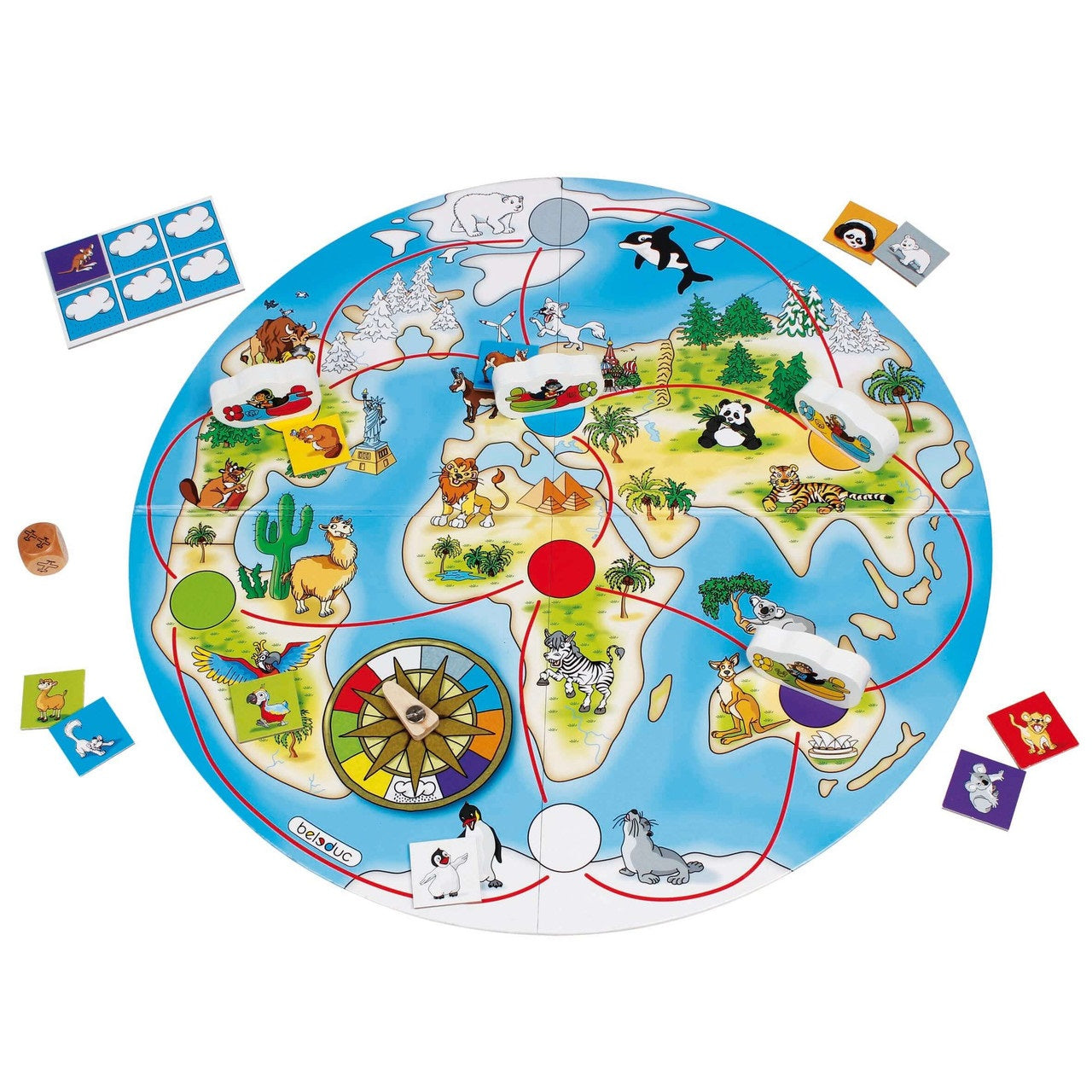 Beleduc One World Animal Trip Matching Game 世界動物之旅配對遊戲