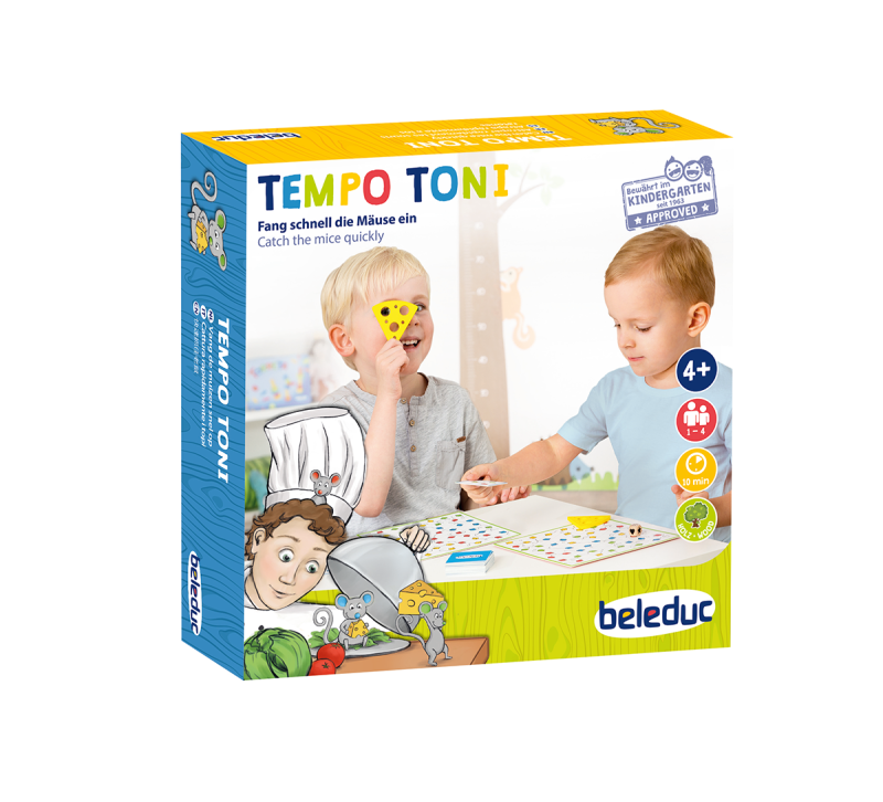 Beleduc Tempo Toni Search & Find Matching Game 乳酪大偵探找找看配對遊戲