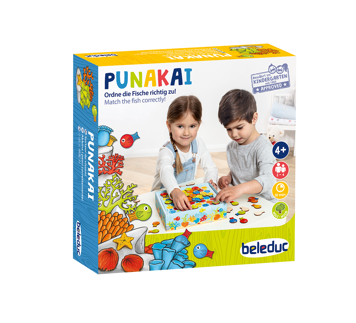 Beleduc Punakai Color Matcing Game 小魚對對碰顏色配對遊戲