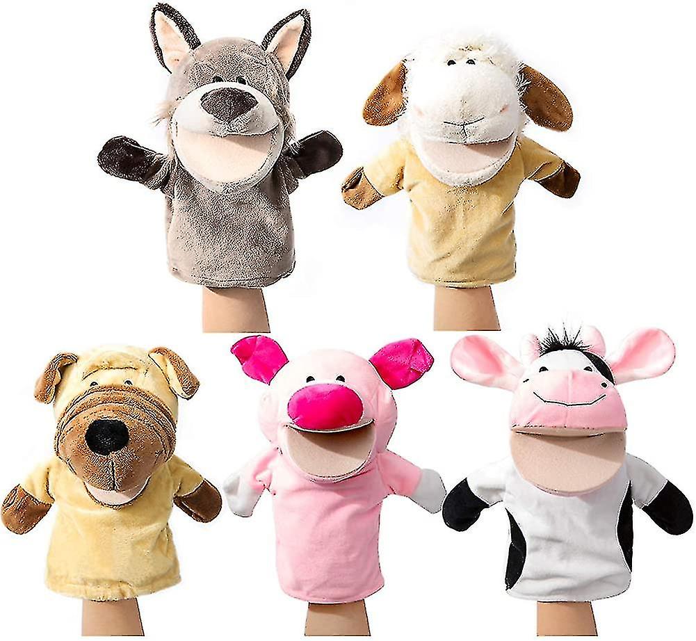 Animal Hand Puppets Movable Open Mouth 動物手偶 可開合嘴巴 24cm