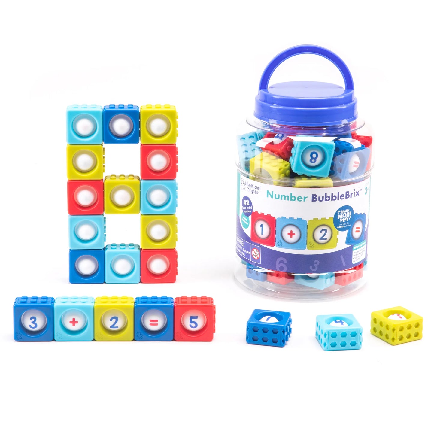 Educational Insights Number BubbleBrix Fidget & Maths Toy