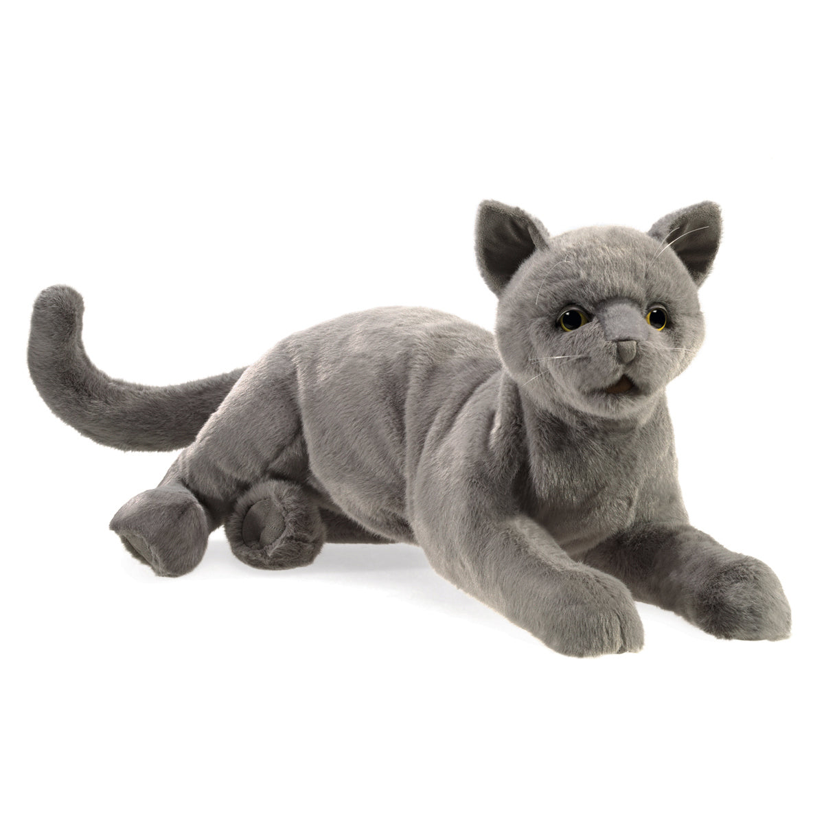 Purring Cat Hand Puppet 會發出呼嚕聲的貓手偶