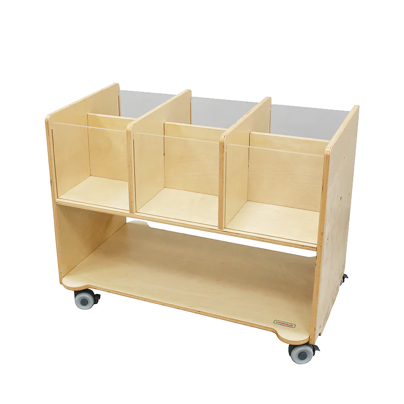 ME24275 Masterkidz Visible-Compartment Storage Station 6 Compartments 透視移動儲物櫃 (6個透視格)