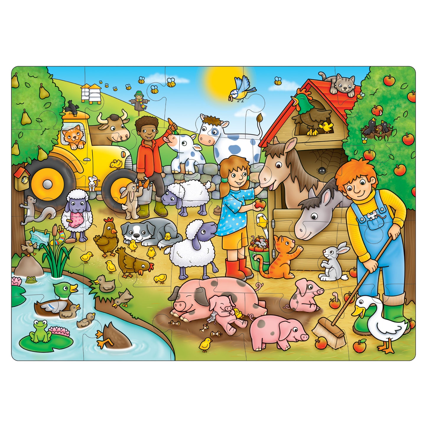 Orchard Toys Who's On The Farm? Jigsaw Puzzle