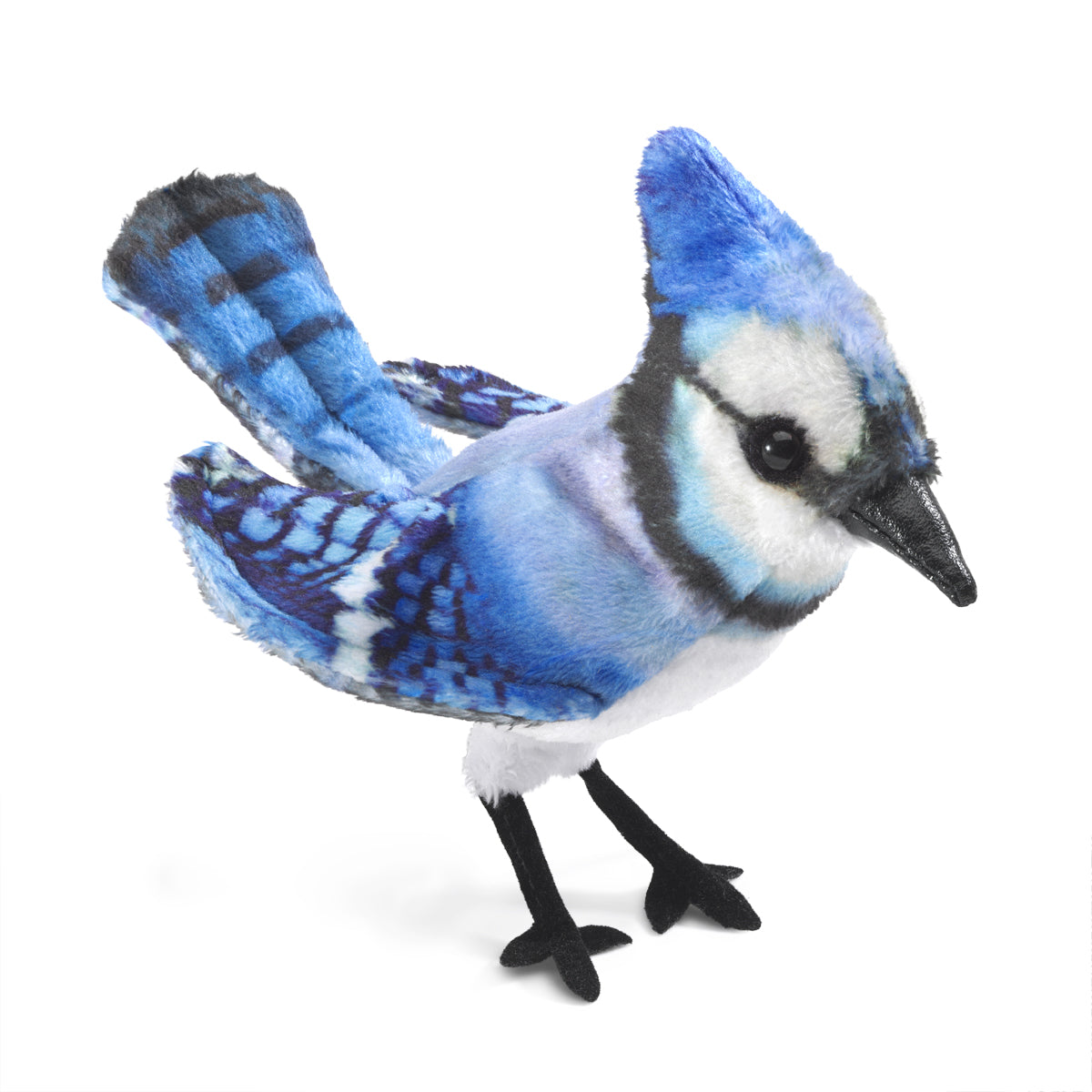 Mini Blue Jay Finger Puppet 迷你藍鳥手指玩偶
