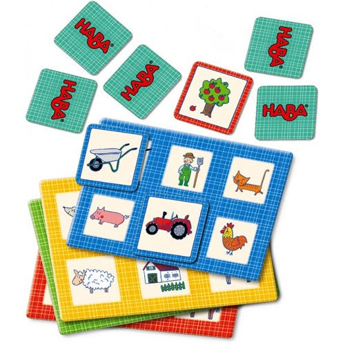 Haba Mini-Lotto Tin Game 樂透配對 便攜鐵盒遊戲