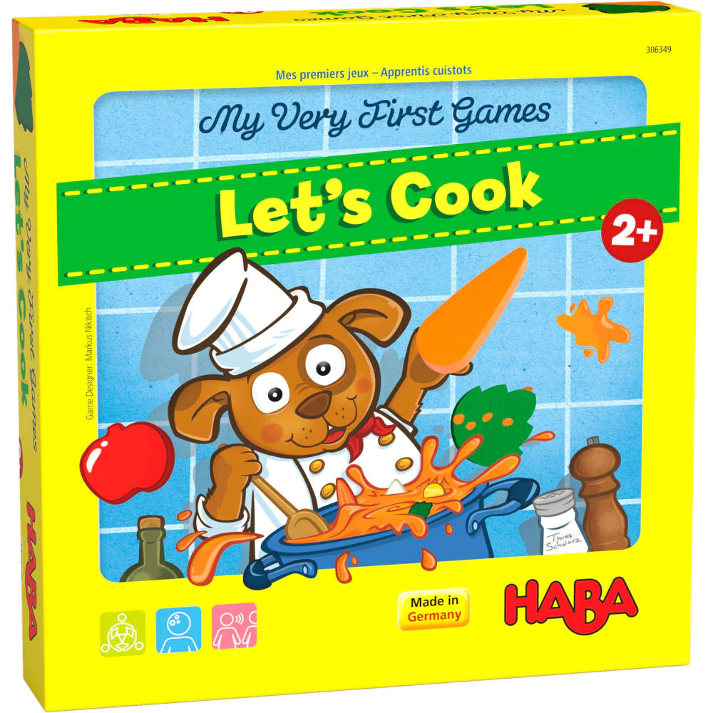 HABA My Very First Games Let's Cook 一起煮飯顏色形狀記憶配對遊戲