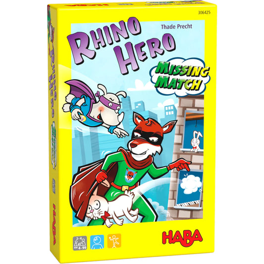 HABA Rhino Hero - Missing Match 超級犀牛雙胞協尋遊戲