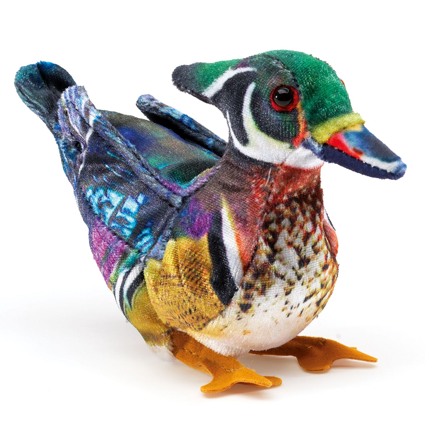 Mini Wood Duck Finger Puppet 迷你木鴨手指玩偶