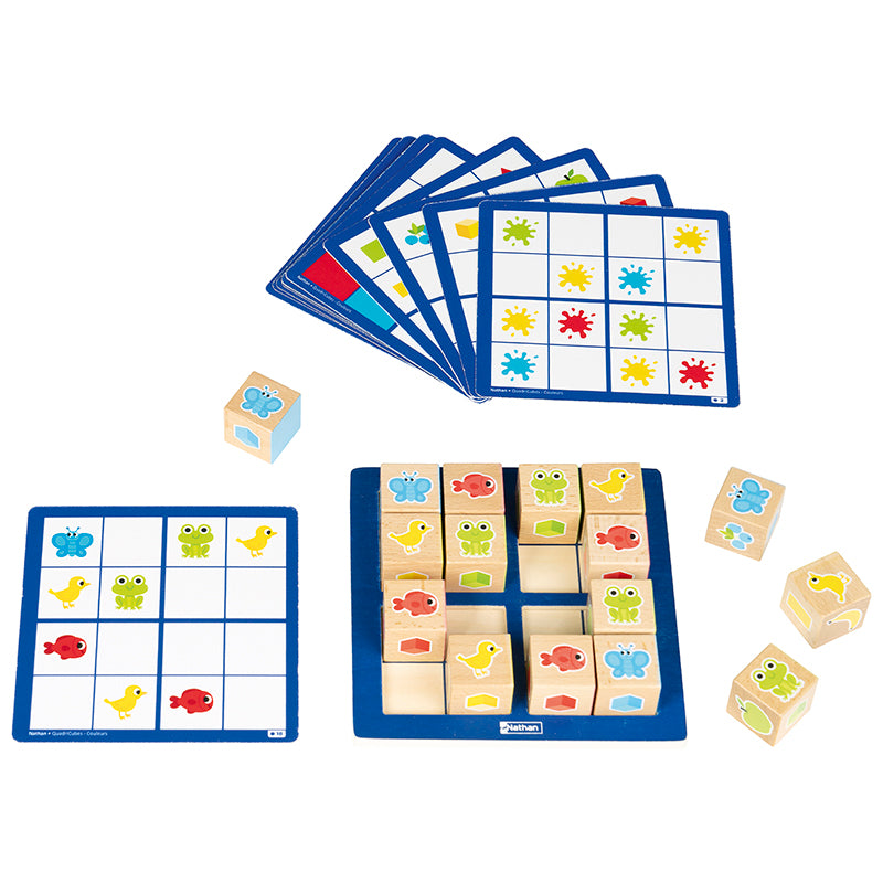 Nathan Quadricubes - Colours Logical Game 邏輯四方體 - 顏色邏輯遊戲