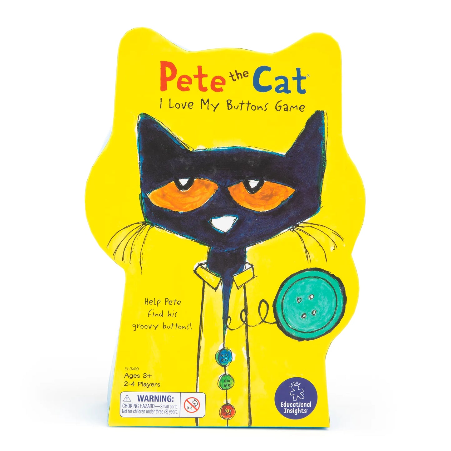 Educational Insights Pete the Cat I Love My Buttons Game