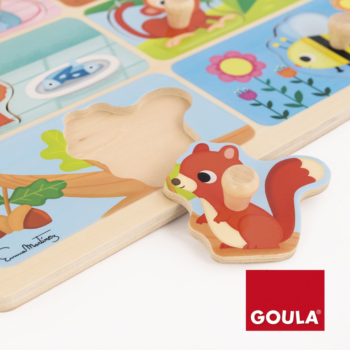 Goula Animals Favorite Meal Peg Puzzle