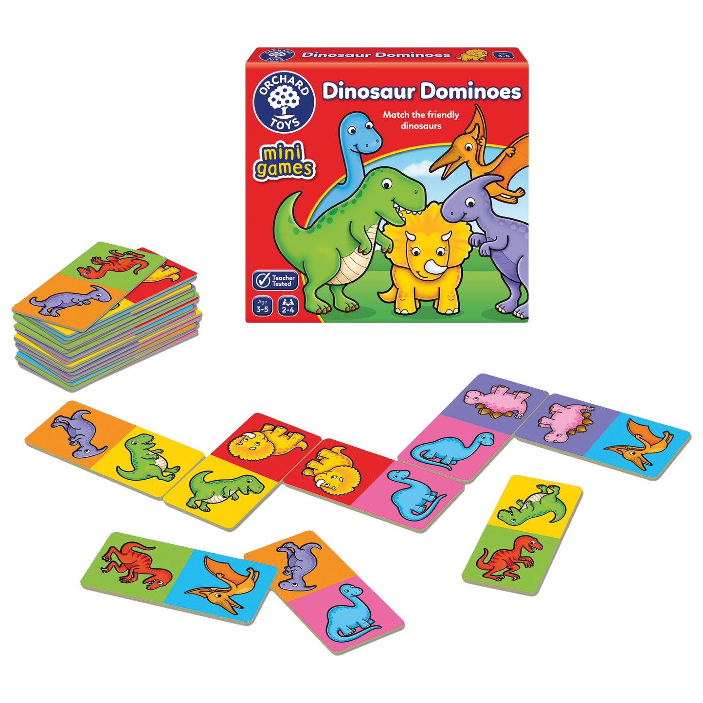 Orchard Toys Dinosaur Dominoes Mini Matching Game