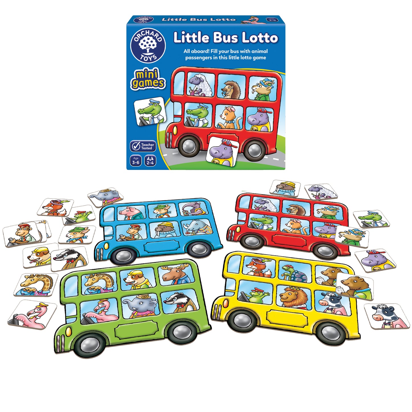 Orchard Toys Little Bus Lotto Mini Game