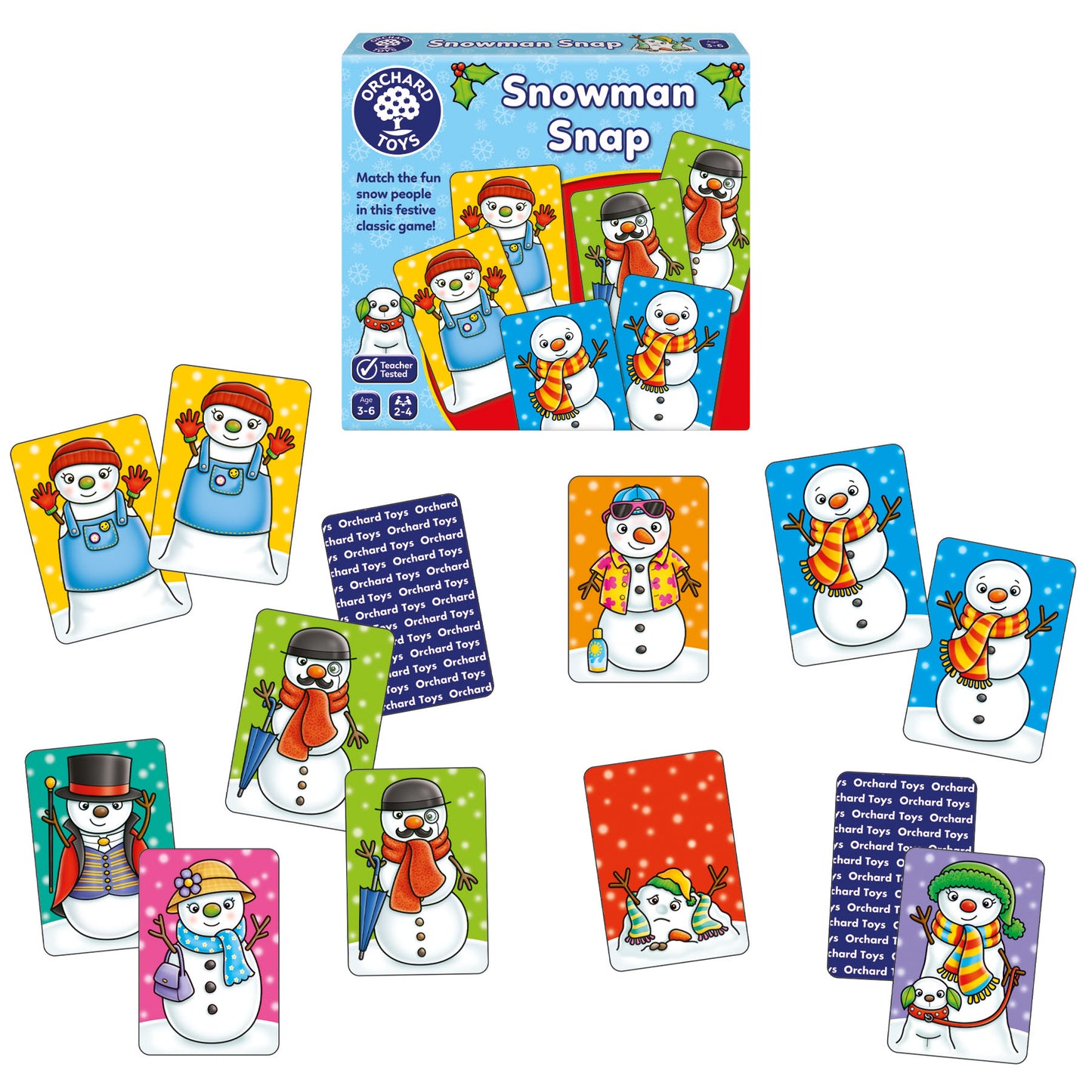 Orchard Toys Snowman Snap Mini Matching Game