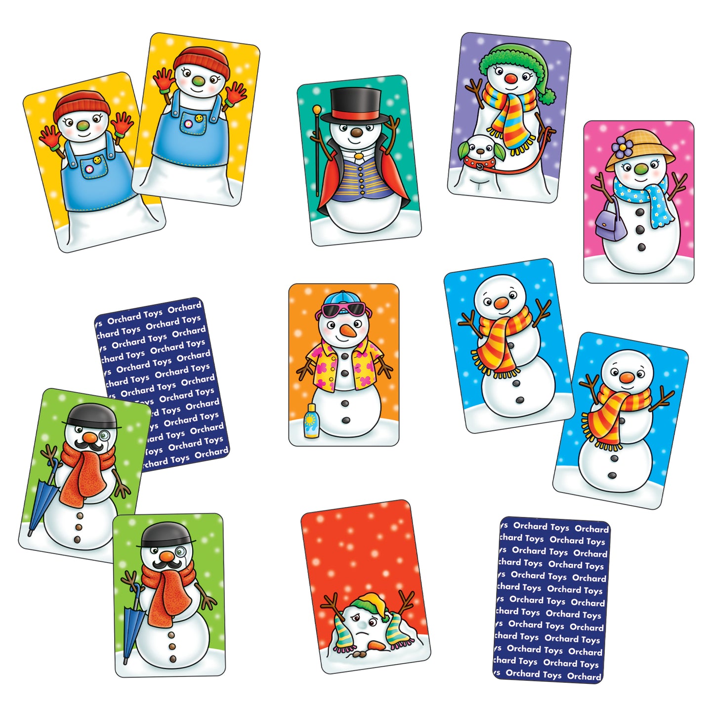 Orchard Toys Snowman Snap Mini Matching Game