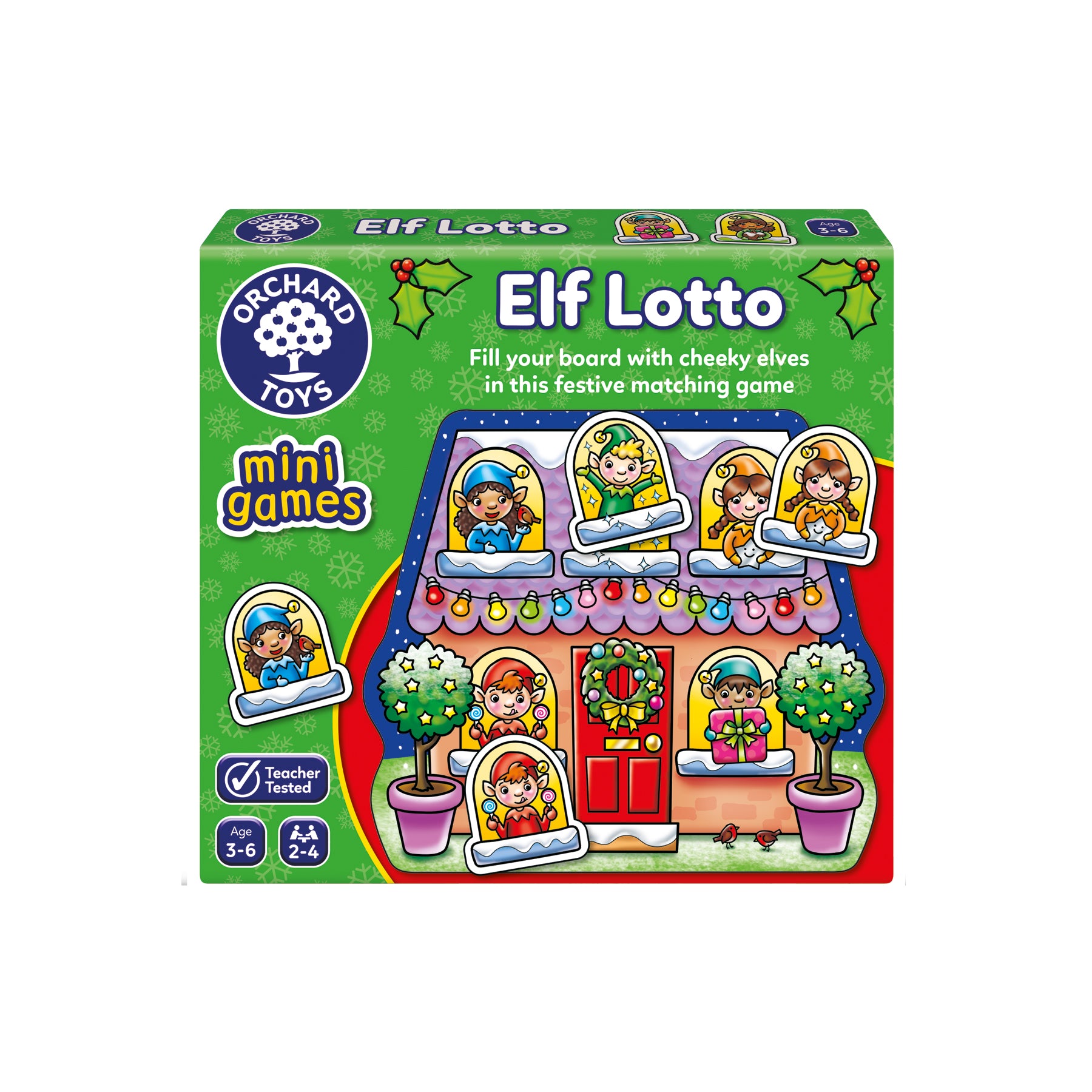 Orchard Toys Elf Lotto Mini Game – MY SCHOOL BUS - Main Image