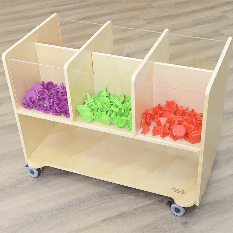 Masterkidz Visible-Compartment Storage Station 6 Compartments 透視移動儲物櫃 (6個透視格)