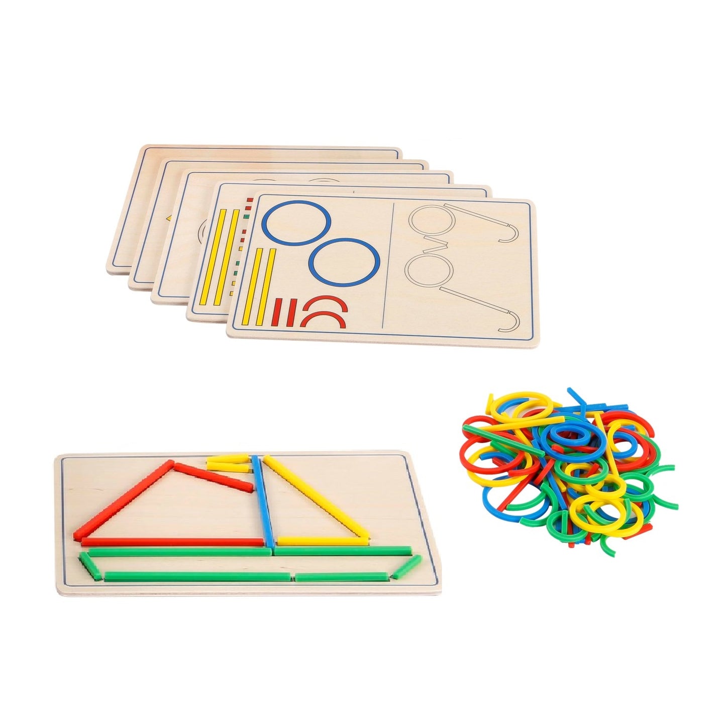 Toys for Life Rings and Sticks Creative Game 棒環構圖遊戲