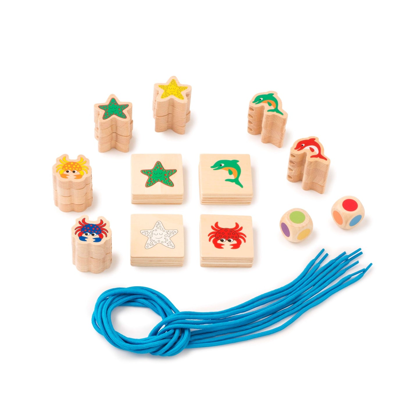 Toys for Life Lace The Sea Animals Fine Motor Game 海洋動物穿線遊戲