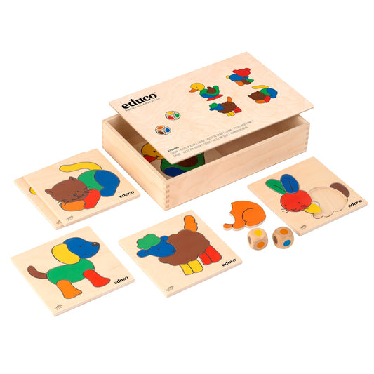 Educo Colodie - Puzzle On Colour 動物拼塊遊戲