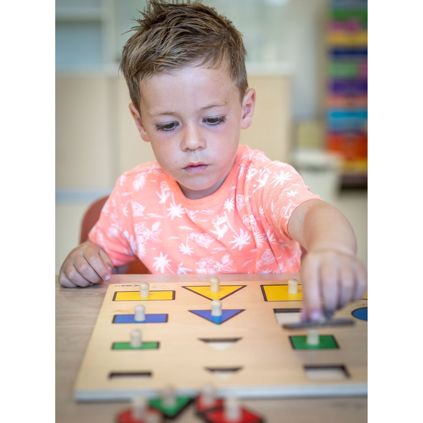 Educo Geometric Shapes Puzzle 幾何圖形嵌板遊戲