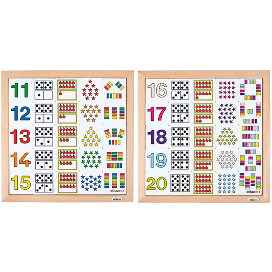 Educo Counting Diagrams 11 -15 + 16-20