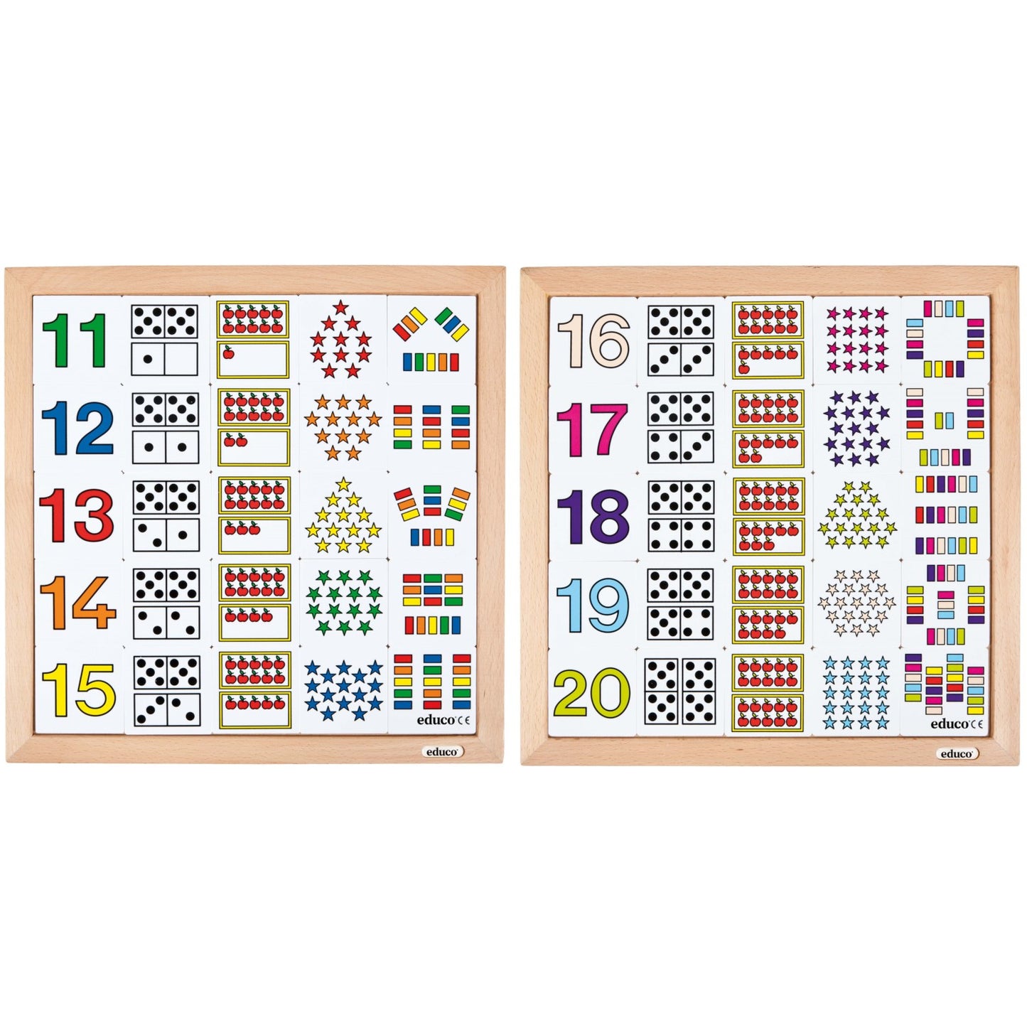 Educo Counting Diagrams 11 -15 + 16-20
