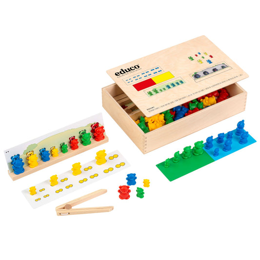 Educo Bear Sorting Game 小熊排隊遊戲 Color and Size Sorting Game