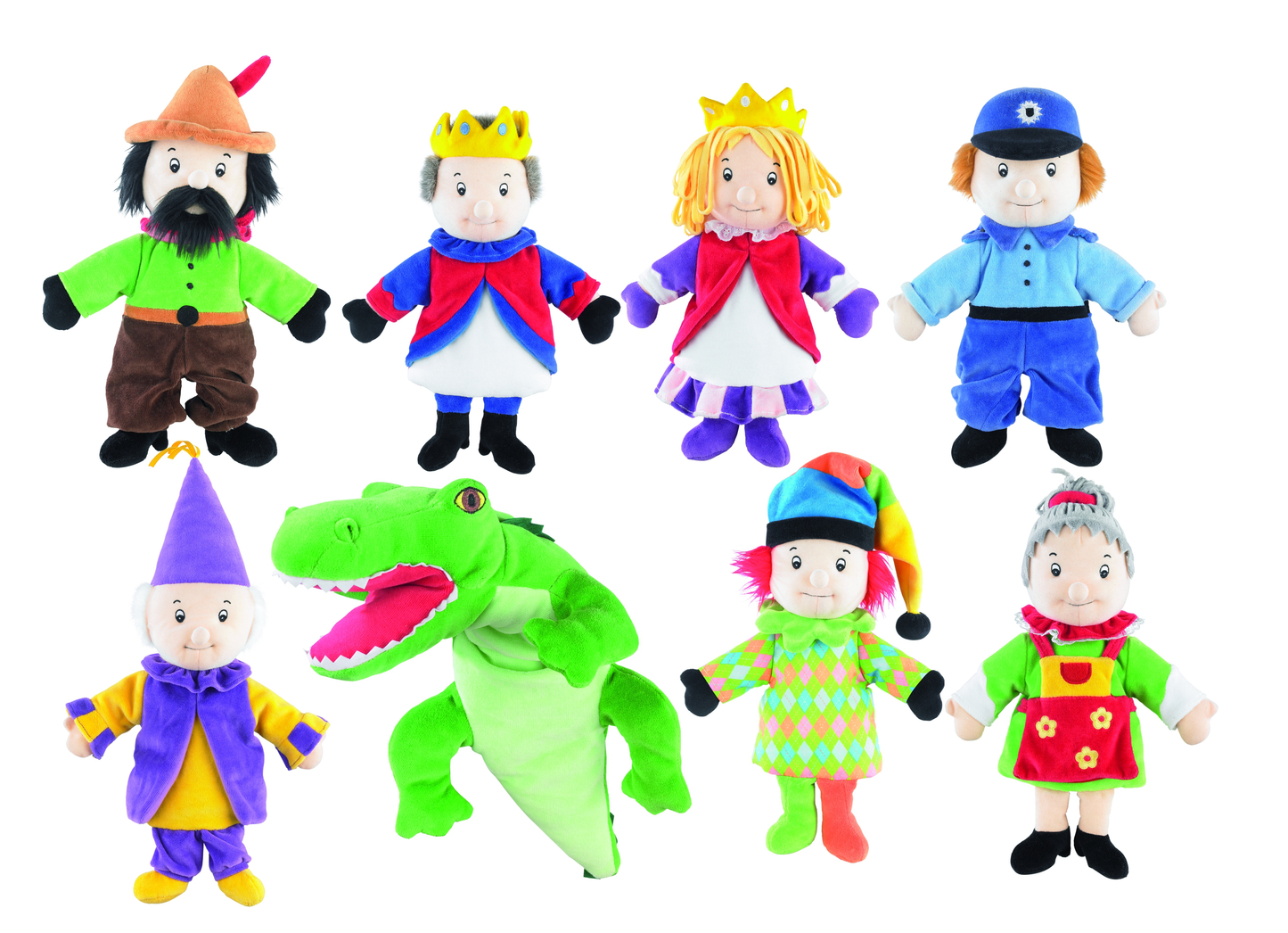 Beleduc Set of 8 Puppets Puppetshow 8個故事角色手偶套裝