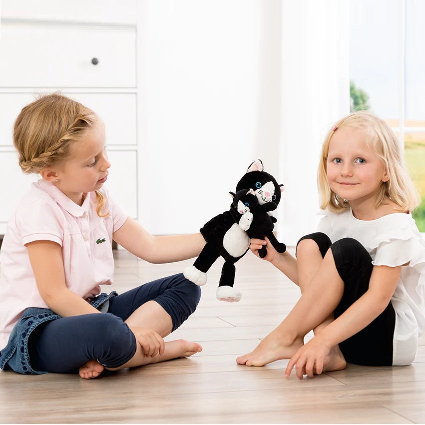 Beleduc Mom and Baby Handpuppet Cara and Mimi 貓咪媽媽和寶寶手偶