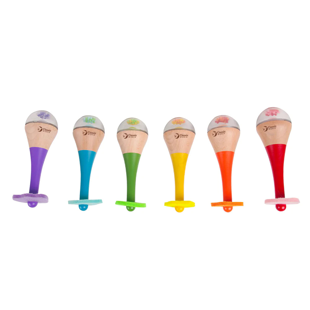 Classic World Rainbow Maracas Random Color