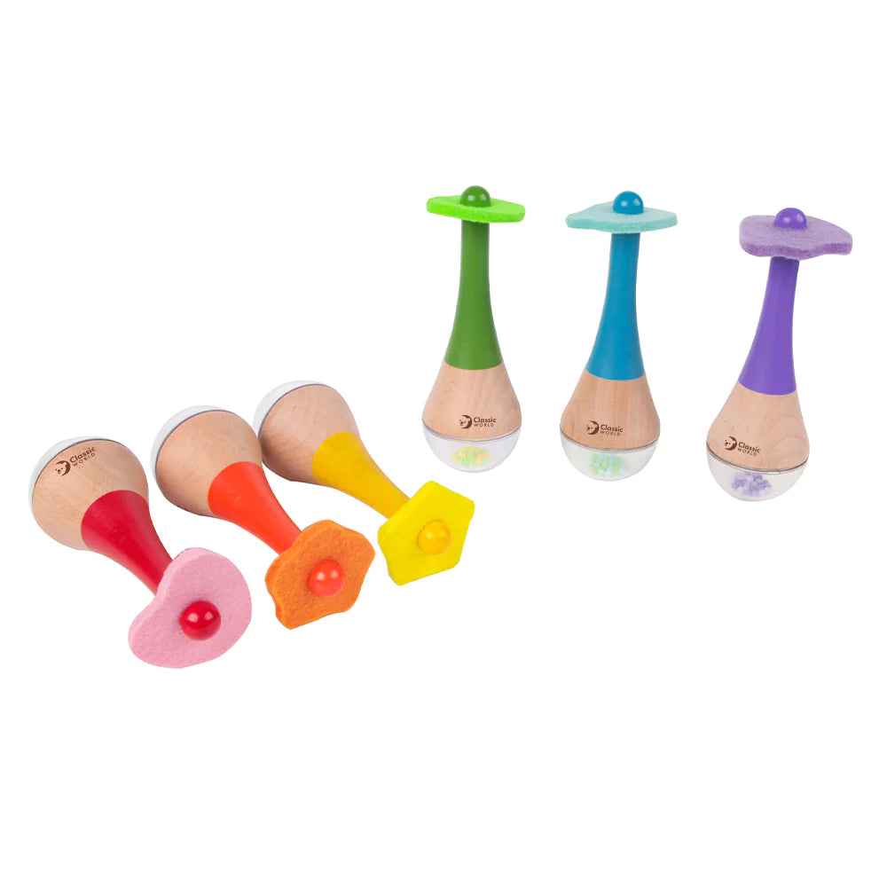 Classic World Rainbow Maracas Random Color