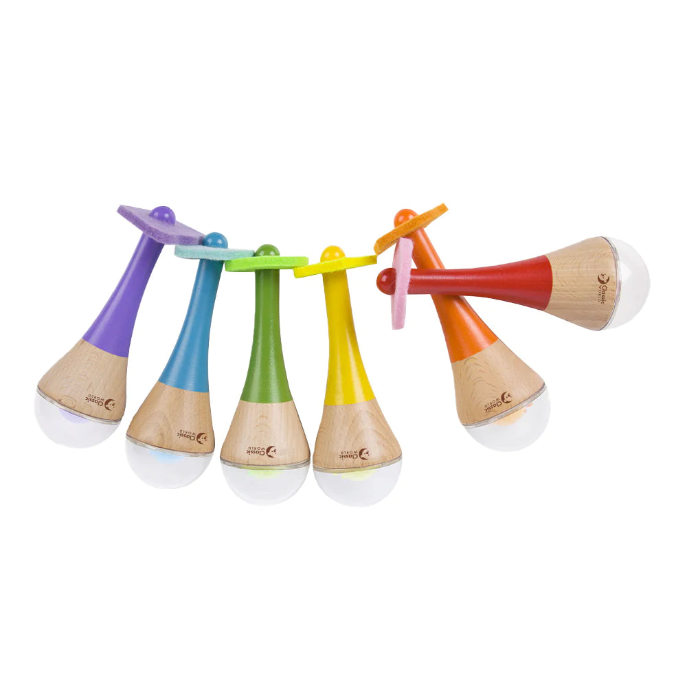 Classic World Rainbow Maracas Random Color