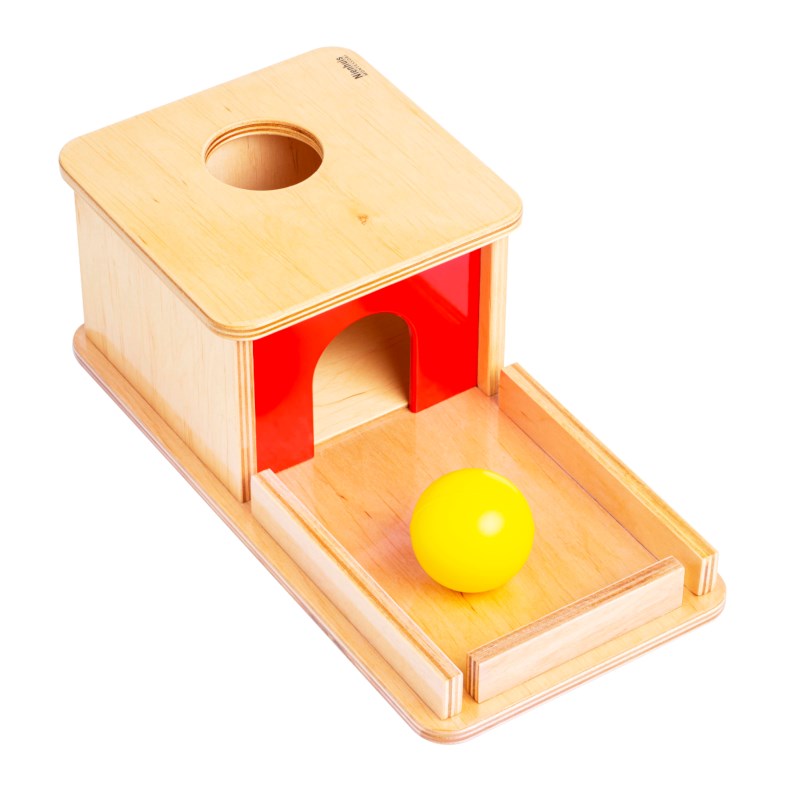Nienhuis Montessori Object Permanence Box With Tray 託盤式物體恒存箱