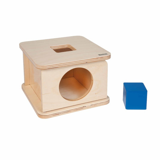 Montessori Imbucare Box With Cube 蒙特梭利教具 正方體投置箱