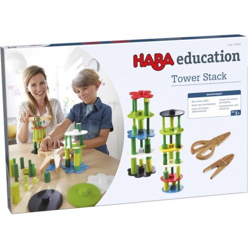 Haba Education Tower Stack Game 疊塔遊戲