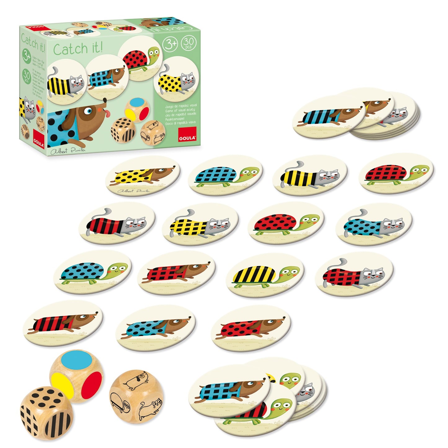 Goula Catch it! Pet Dexterity Matching Pattern & Color Game