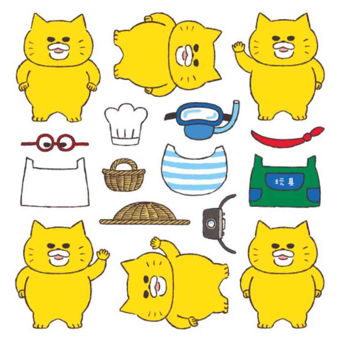 野貓軍團去郊遊貼紙遊戲書