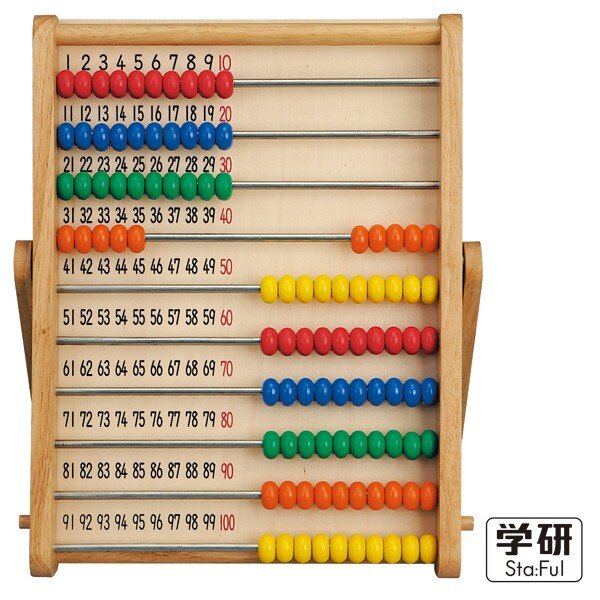 Gakken Play-to-Learn 100 Abacus 輕鬆初學算珠盤
