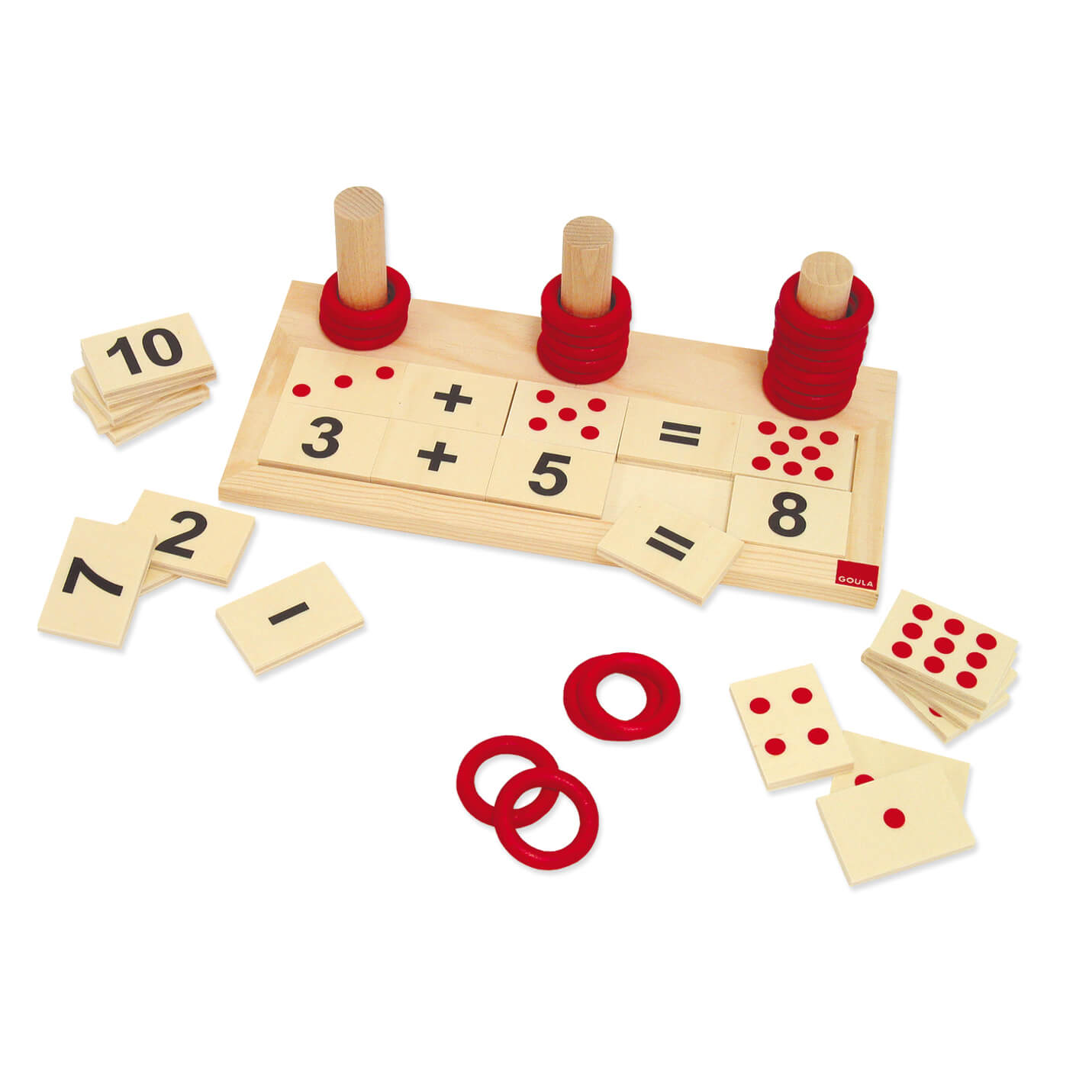 Goula Adding and Subtracting Pegging Game 加減法掛鉤遊戲