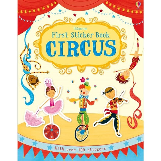 Usborne First Sticker Book Circus 馬戲團貼紙書