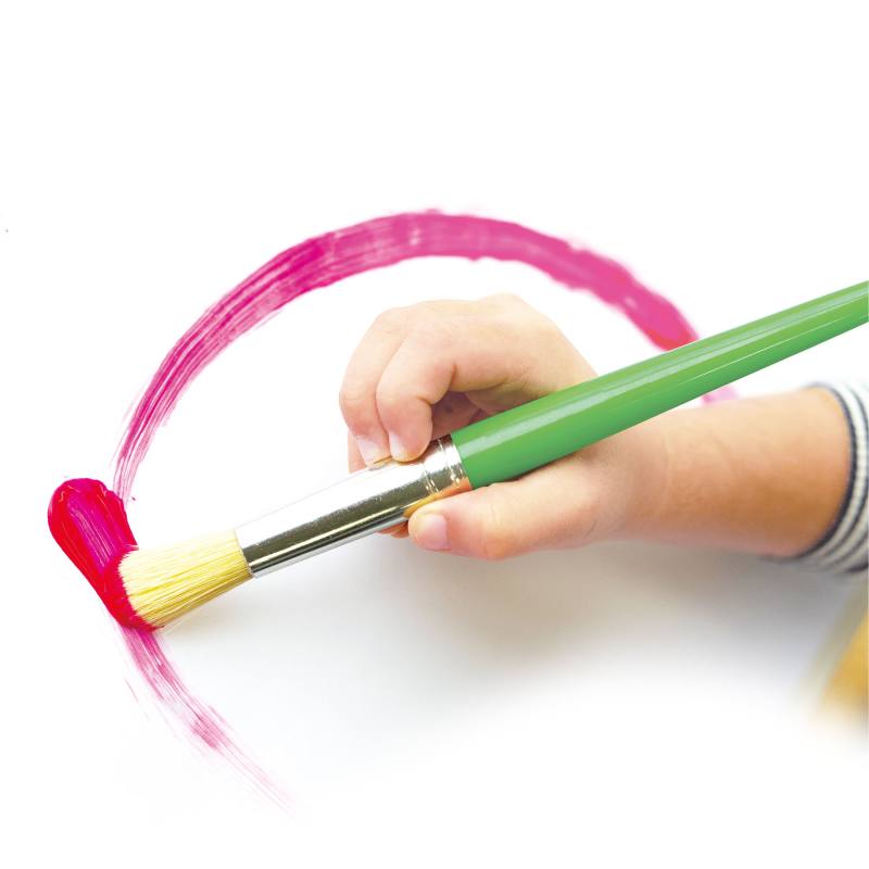 Beleduc Bristle Paint Brush, Set of 12 猪鬃油漆刷,12 件套