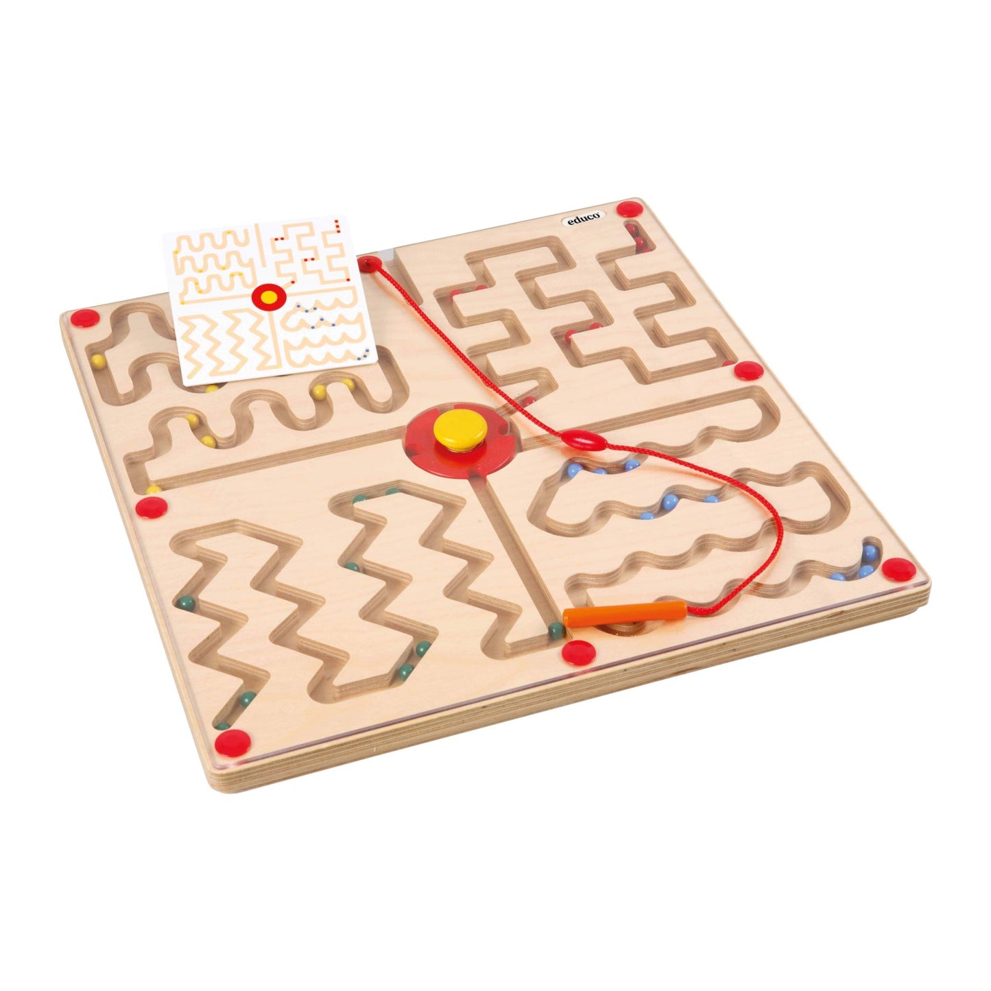 Educo Motor Skills Board - Writing Patterns 1 磁鐵筆迷宮遊戲 -寫字訓練 1