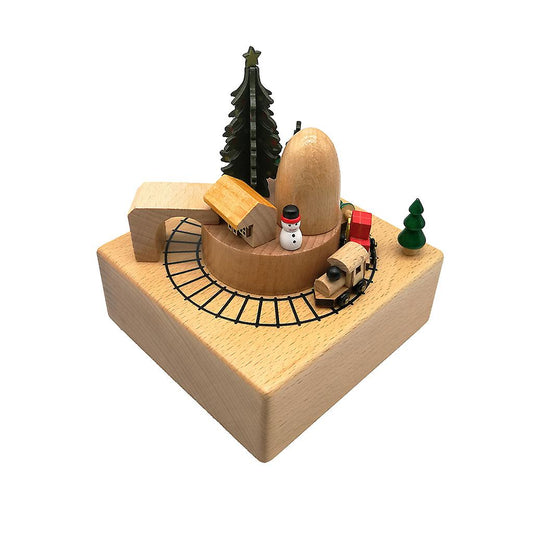 Wooden Music Box - Christmas Train 聖誕小火車 - 木製音樂盒